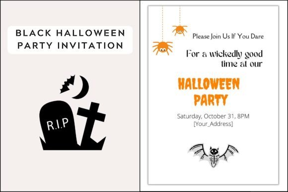 Black Halloween Invite Card Printable: A Review for Graphics Sellers
