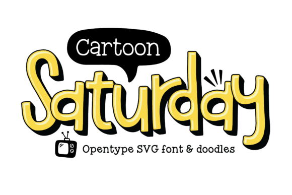 Cartoon Saturday Fonts: A Display Review for Local Brands