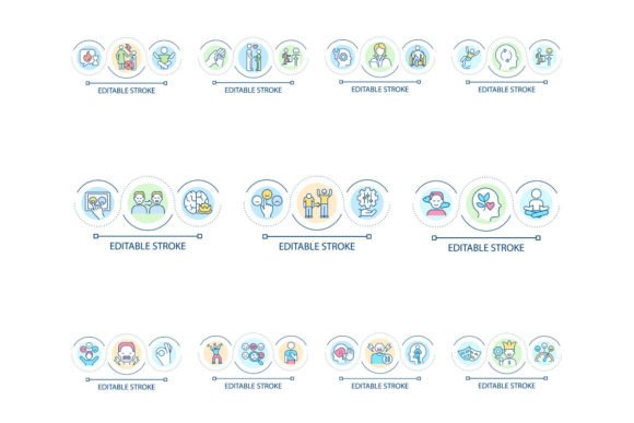 Emotional Regulation Loop Concept Icons: A Review for Graphics and Icons Sellers