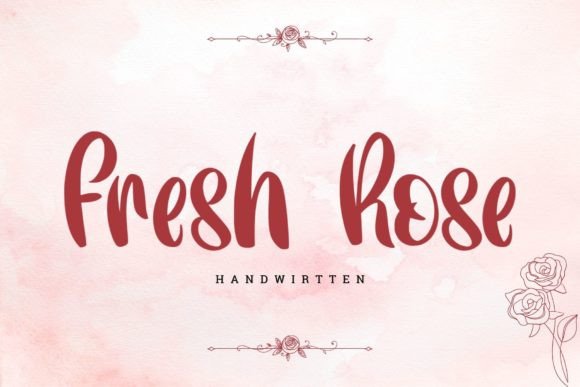 Fresh Rose Embroidery Font Review for Real Projects