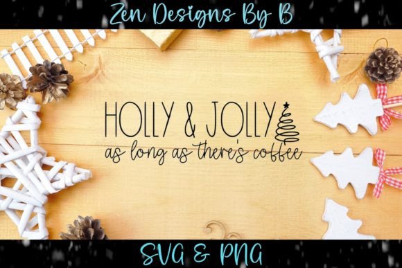 Holly and Jolly Christmas Graphic for Seasonal Graphics