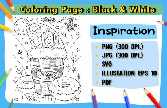 Inspirational. Coloring Page. 526: A Practical Review for Graphics and Coloring Pages Amp
