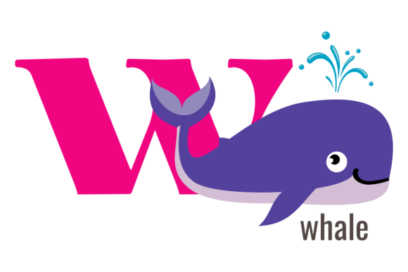 W Word Card: Essential Graphics for Illustrations